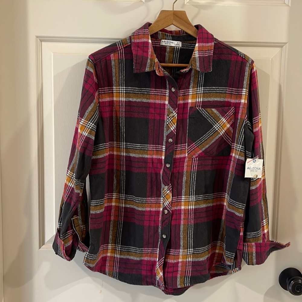 Arizona Flannel Long Sleeve Shirt - Size M